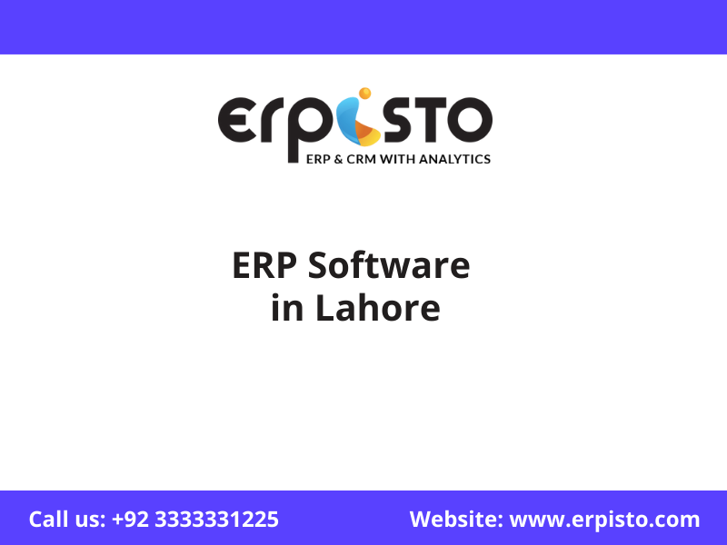 Need ERP Software in Lahore for Different Industries