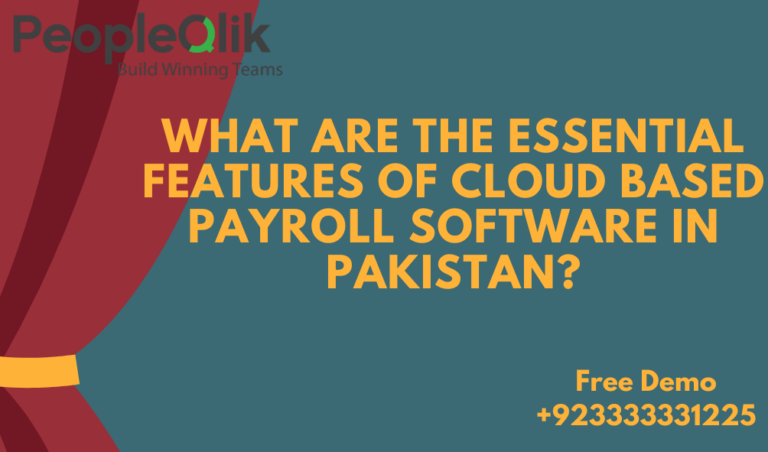 What are the essential features of cloud based Payroll Software in Pakistan?